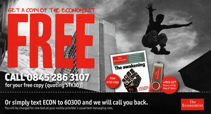 Junk mail from The Economist.