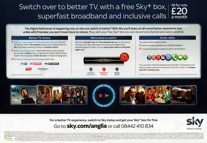 Junk mail from Sky.