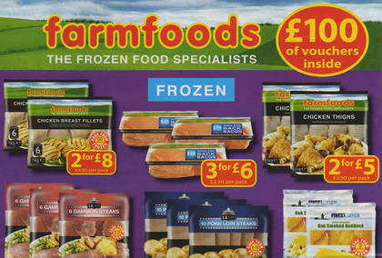 Junk mail from Farmfoods.