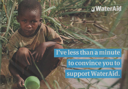Junk mail from Water Aid.