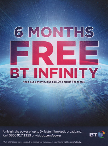 Junk mail from BT.