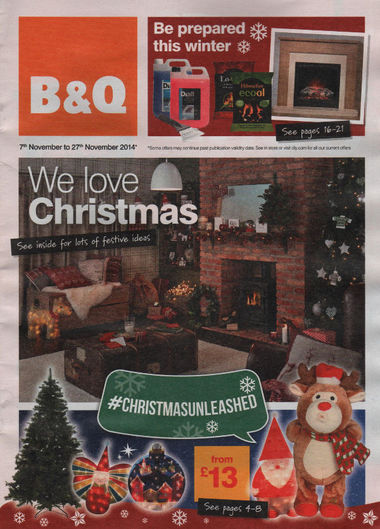 Junk mail from B&Q.