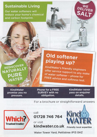 Junk mail from Kind Water.
