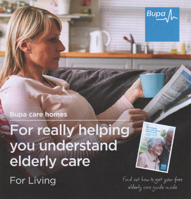 Junk mail from Bupa.